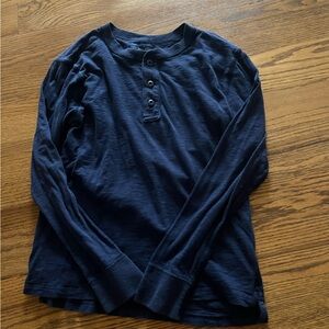 Crewcuts Navy Long Sleeve Tee